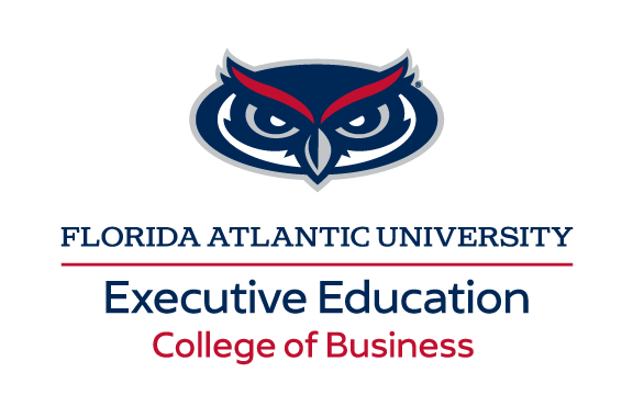 FAU Exec Ed Logo - Horizontal - Transparent bkgd with FAU colors